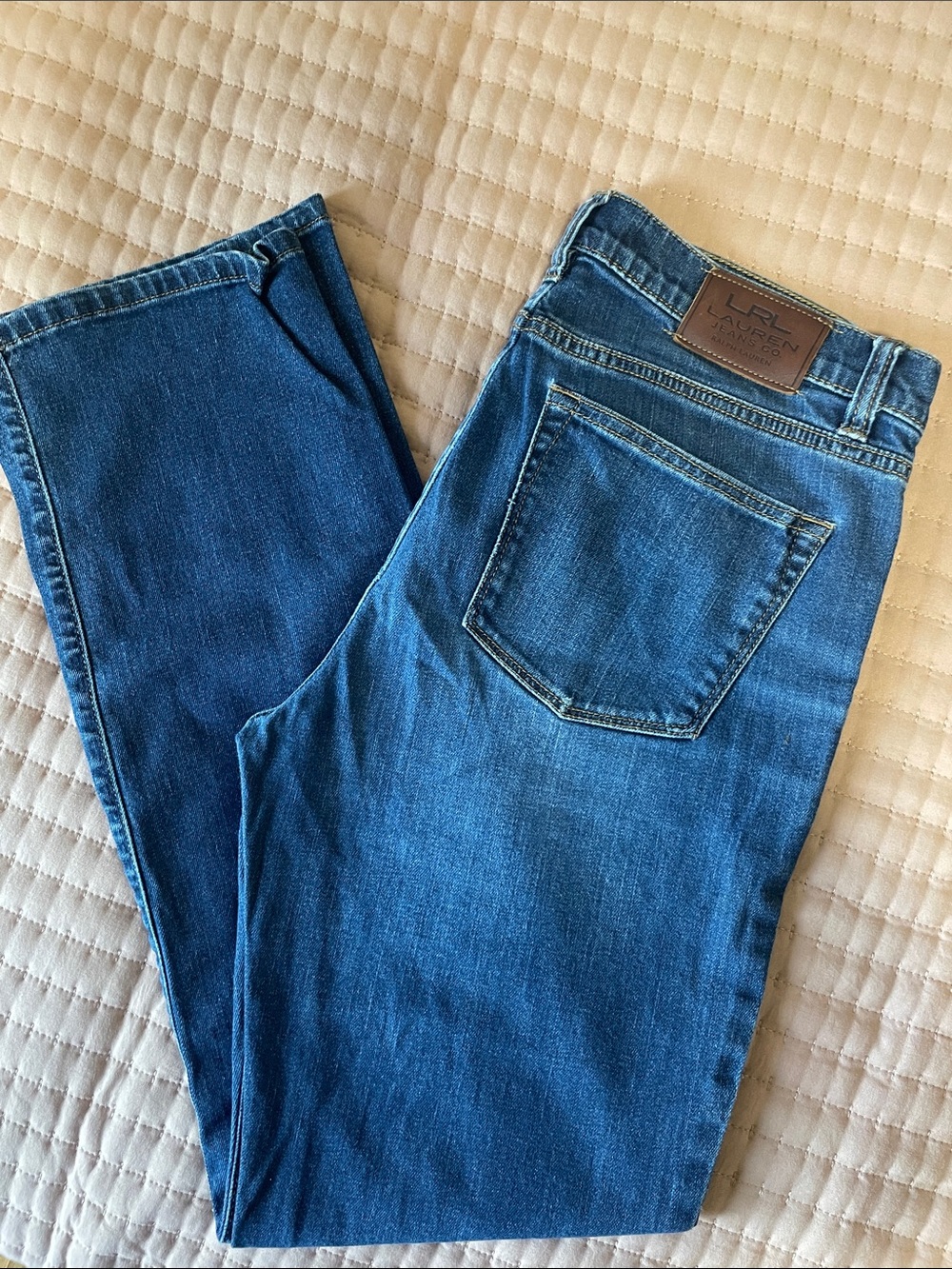 Lauren Ralph Lauren women’s Medium Blue Straight Jeans,